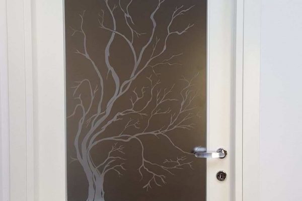 Decorazioni artistiche - porta vetro